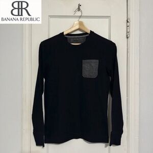 Banana Republic Men's Waffle Knit Pocket Henley | Size: S | Color: Navy